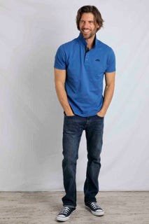 WeirdFish Miles Organic Pique Polo 202773
